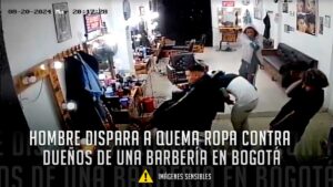 Sujeto armado disparó sin mediar palabra contra dueños de una barbería en el sur de Bogotá