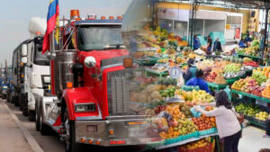 Paro camionero provoca escasez y carestía en alimentos