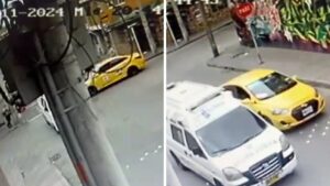 Revelan nuevo video entre ambulancia y taxista, ¿no era una emergencia en realidad?