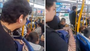 Video | Mujer señaló a joven en TransMilenio por llevar falda y maquillaje