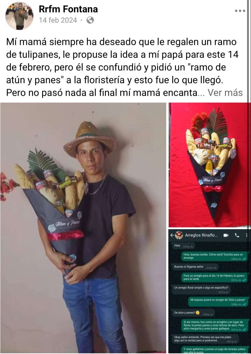 Publicación en Facebook