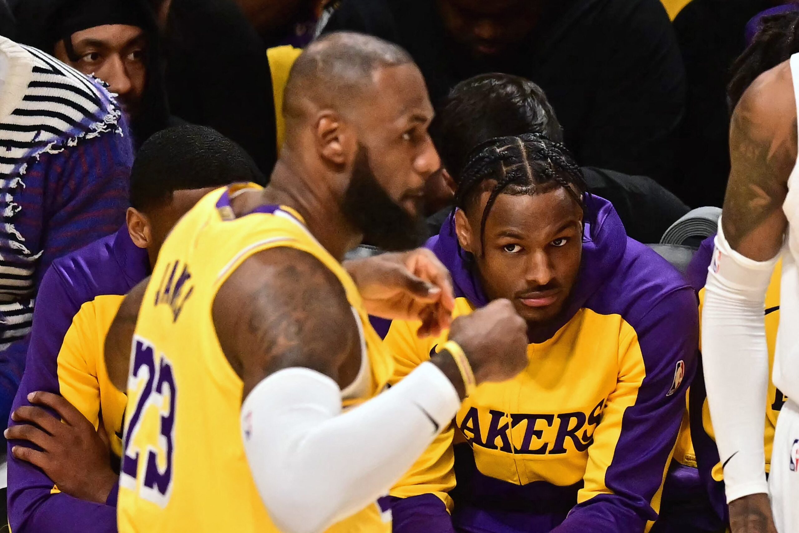 LeBron y Bronny James NBA