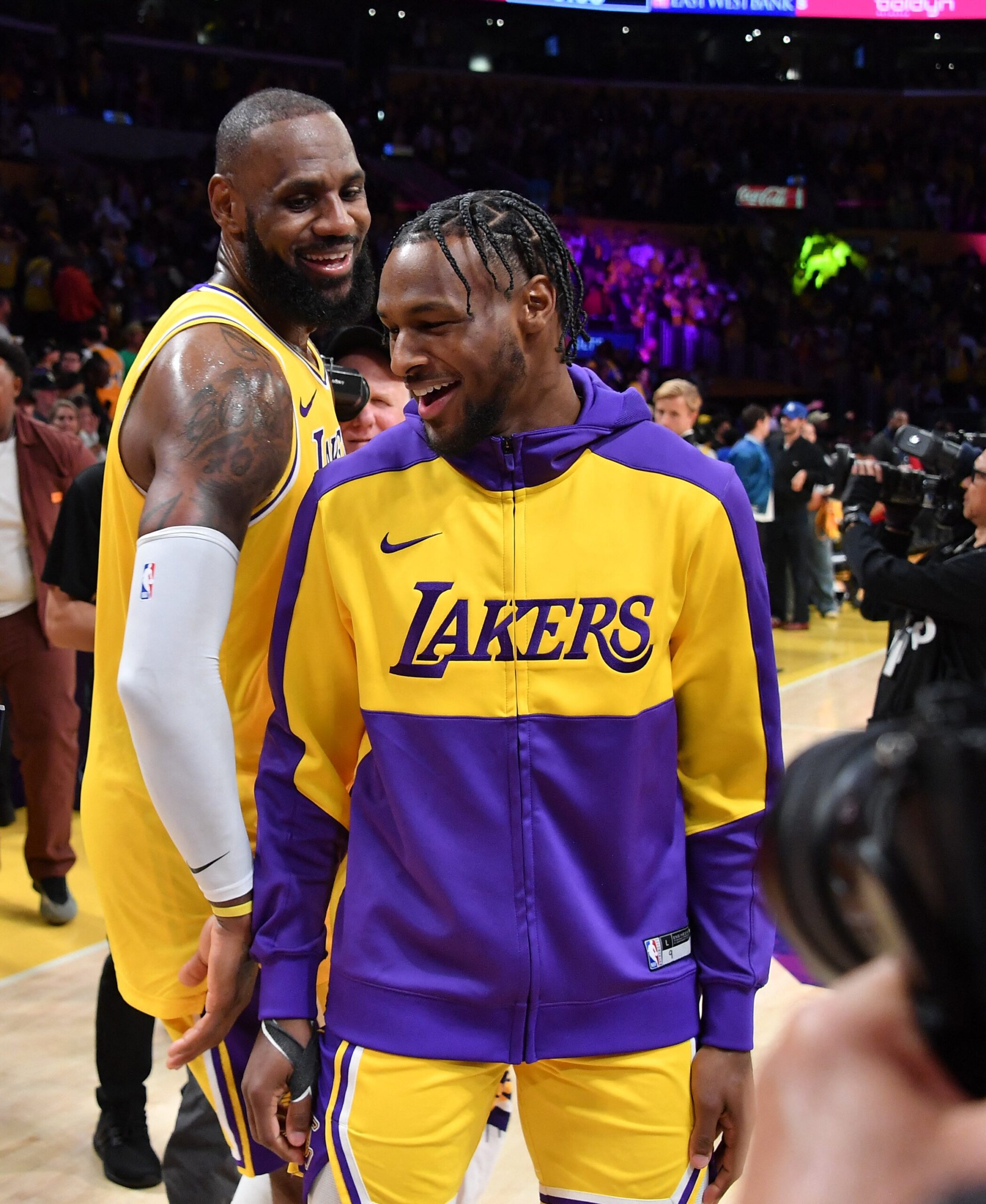 LeBron y Bronny James NBA 