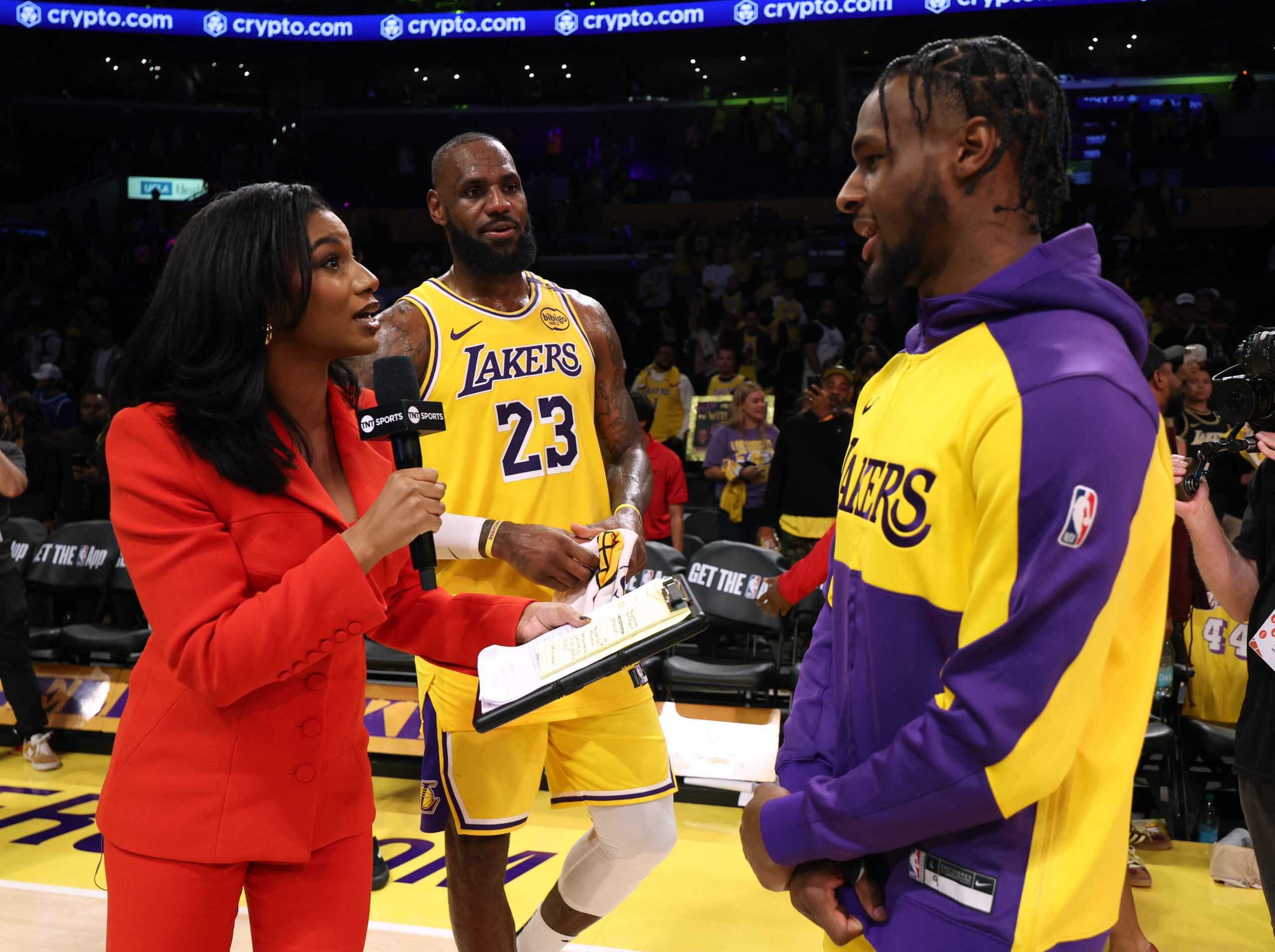 LeBron y Bronny James NBA 