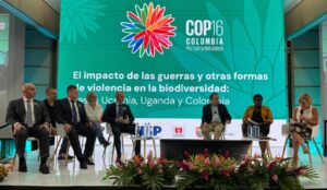 Alcaldes ucranianos dicen en la COP16 que la guerra con Rusia ha afectado su biodiversidad