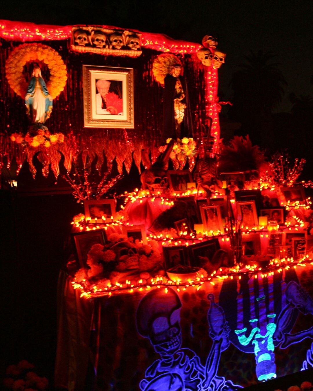 altar para dia de muertos