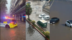 Barcelona también bajo el agua: intensas lluvias causan caos y emergencias en Cataluña