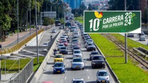 ¡Atención! Cierres viales por la carrera de la Policía para este fin de semana de puente