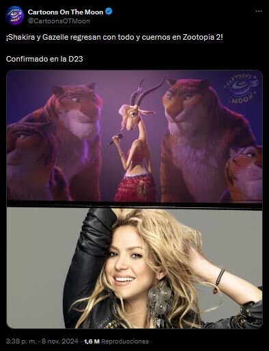 “Con todo y cachos”: Shakira anuncia su regreso al cine, pero publicación desató burlas