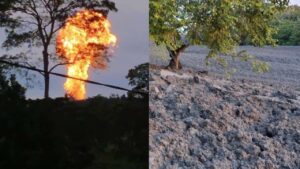 El volcán Los Aburridos hizo erupción dos veces: hubo emisiones de lodo y gas metano