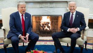 Trump destaca que la política es dura, pero agradece a Biden una transición pacífica