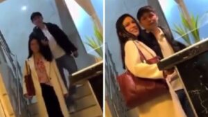 Así reaccionó un hombre que grabó a su novia con su expareja saliendo de un hotel