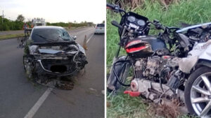 Accidente entre un vehículo y dos motos dejó 5 muertos en Magdalena: ¿qué pasó?