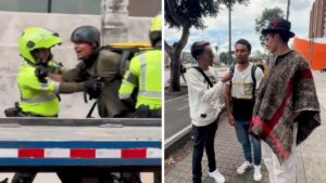 Video | Esto pasó con domiciliario al que le inmovilizaron su ciclomotor en Bogotá