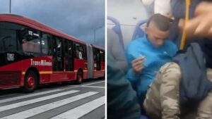 Video | Polémica en TransMilenio: hombre fuma marihuana mientras ocupaba silla azul