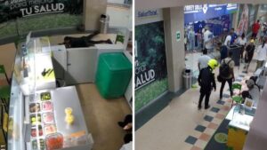 Video | Tiroteo en centro comercial deja dos heridos: delincuentes escaparon