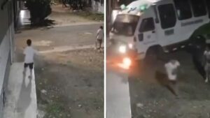 Video | Niños por poco son atropellados por bus en Caquetá: se salvaron de milagro