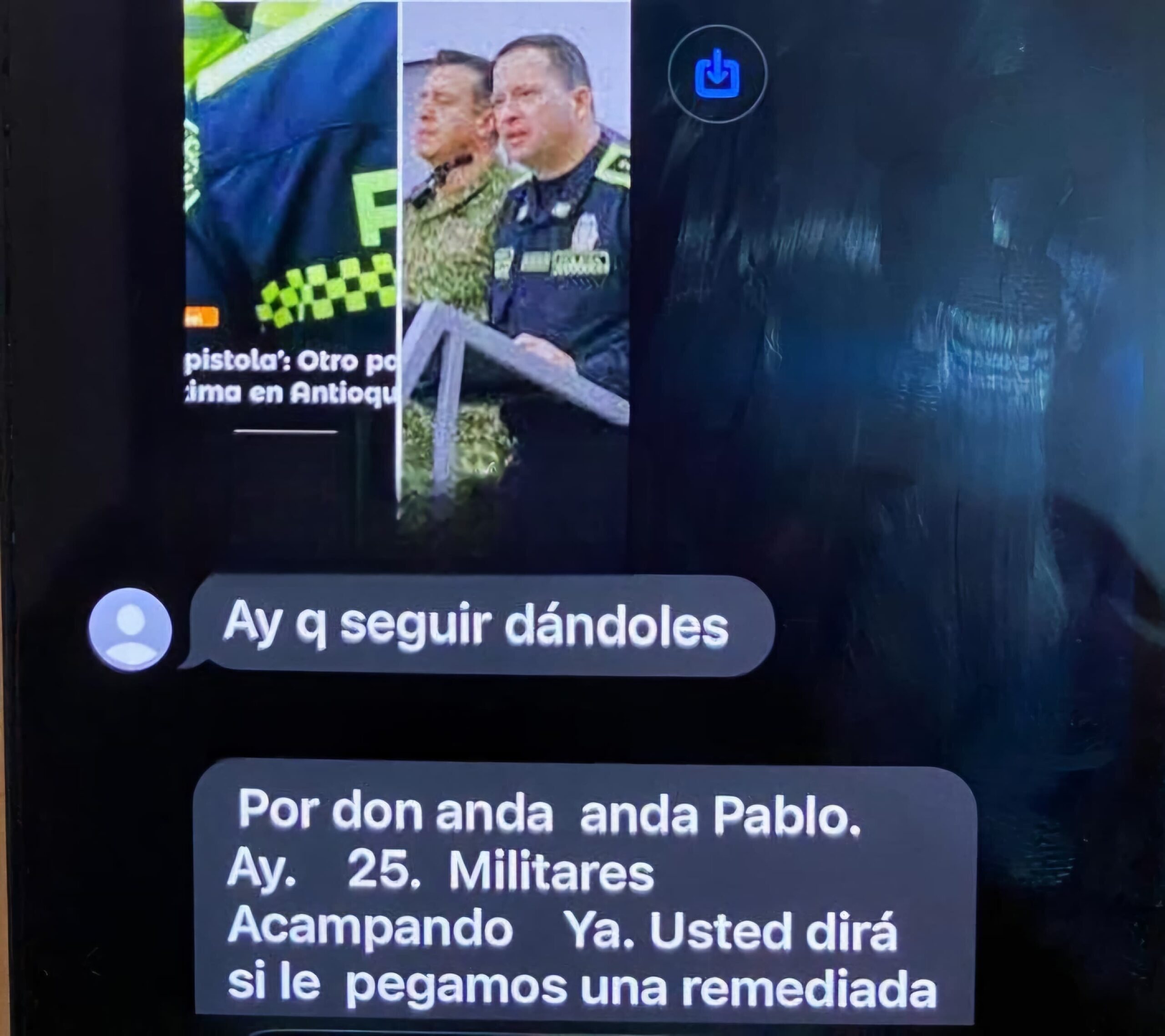 Video Revelan plan para asesinar al director de la Policía Nacional chats fueron la clave