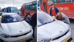 Video | Así fue como mujer pudo hallar el carro que le habían robado en Bogotá