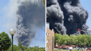 Video | Esto se sabe del incendio en fábrica de cosméticos que dejó barrios confinados