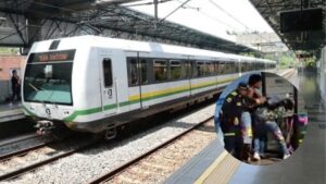 Video | Tres hombres protagonizaron intensa pelea en el Metro de Medellín
