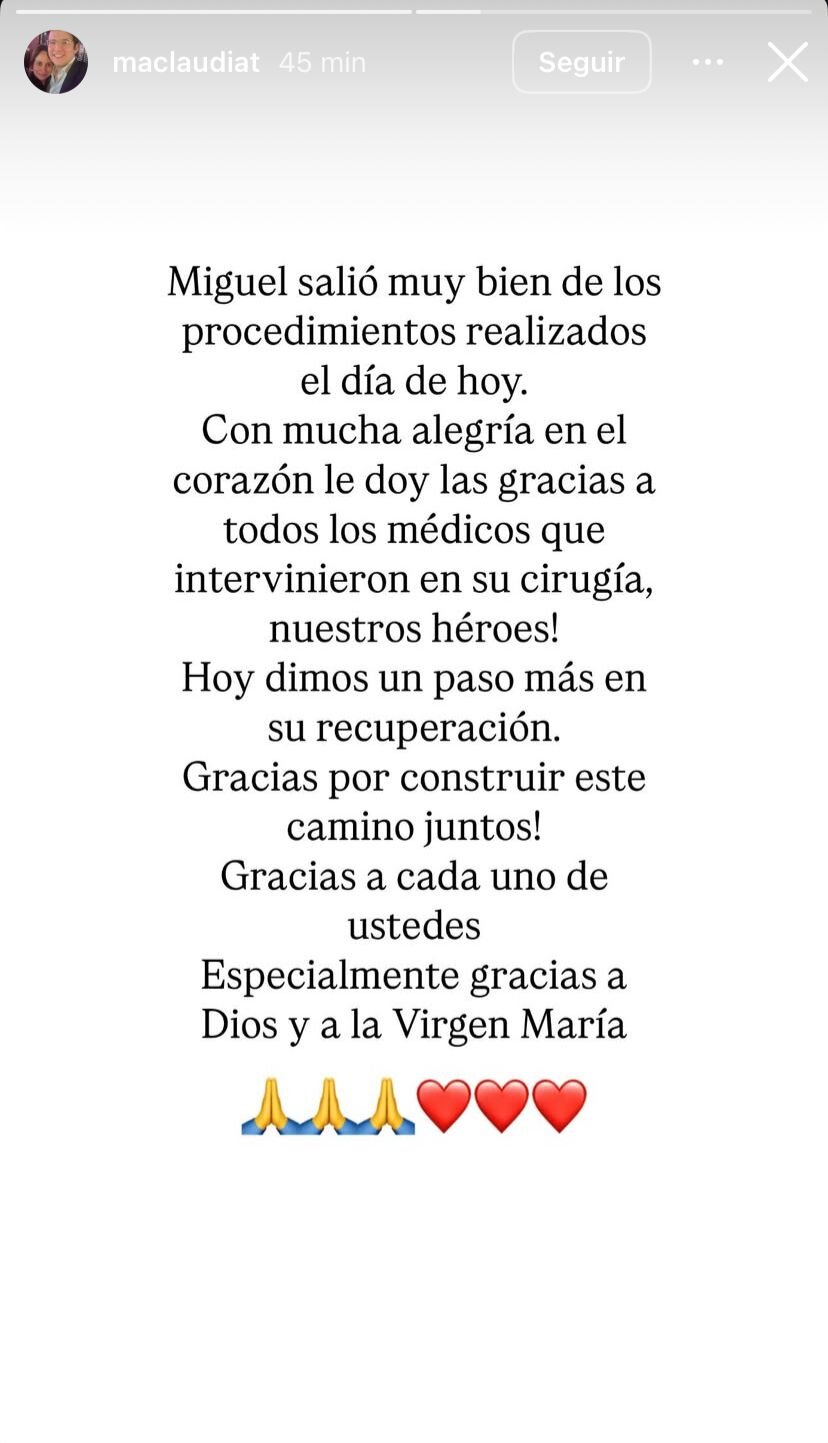 María Claudia Tarazona vía Instagram