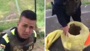 Video | Policía queda grabado mientras le plantaba droga a un artista callejero