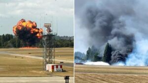 Video | Trágico accidente de avión en aeropuerto dejó un saldo de cuatro muertos