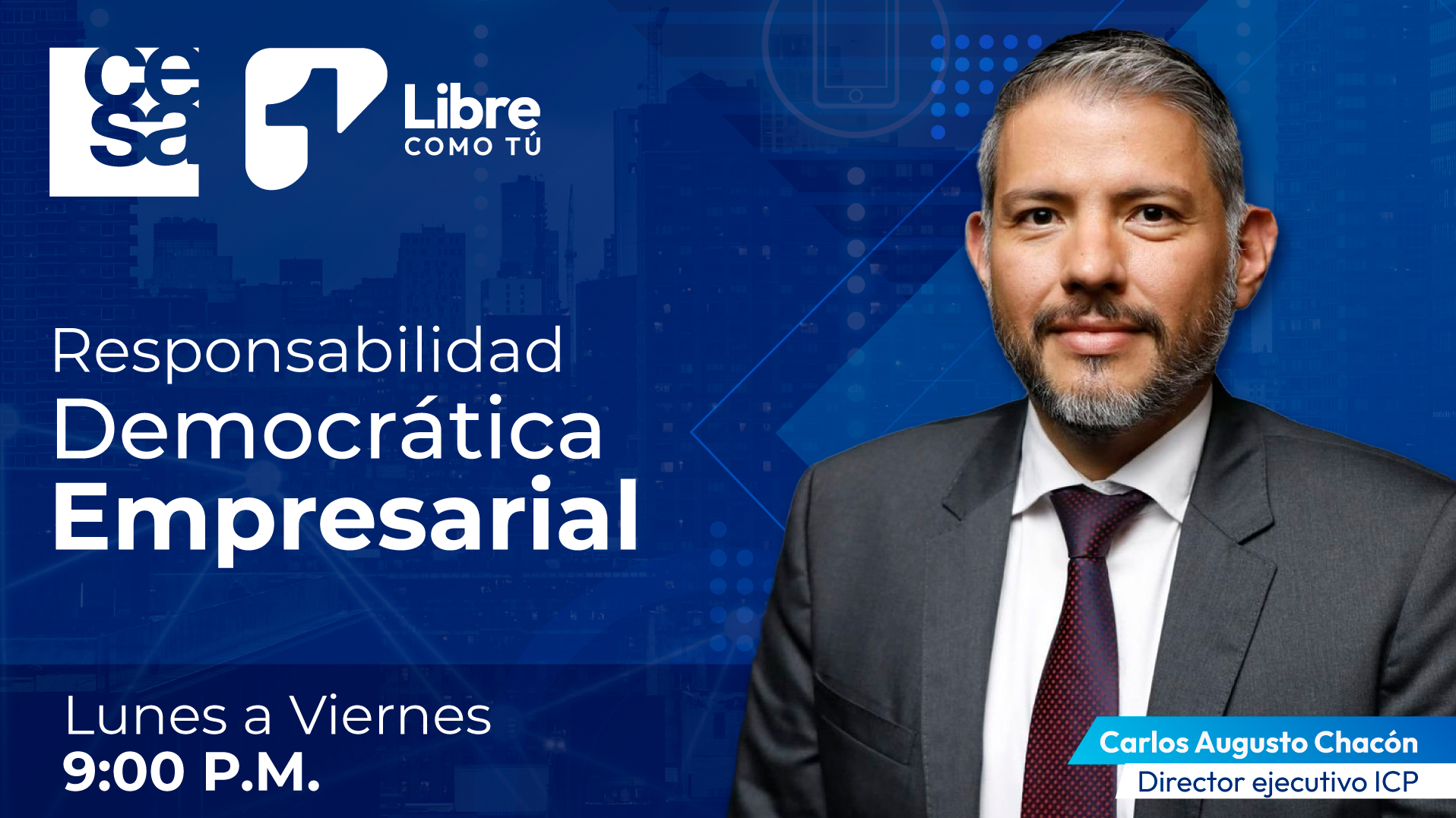 “La democracia en riesgo”: Carlos Augusto Chacón, director ejecutivo ...