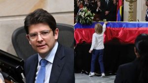 Video | Hijo de Miguel Uribe protagoniza emotivo momento durante funeral de su padre