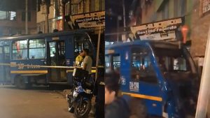 Video | Conductor pierde el control de bus y ocasiona impactante accidente en Bogotá