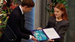 Video | Hija de María Corina Machado recibió en su nombre Nobel de la Paz en Oslo