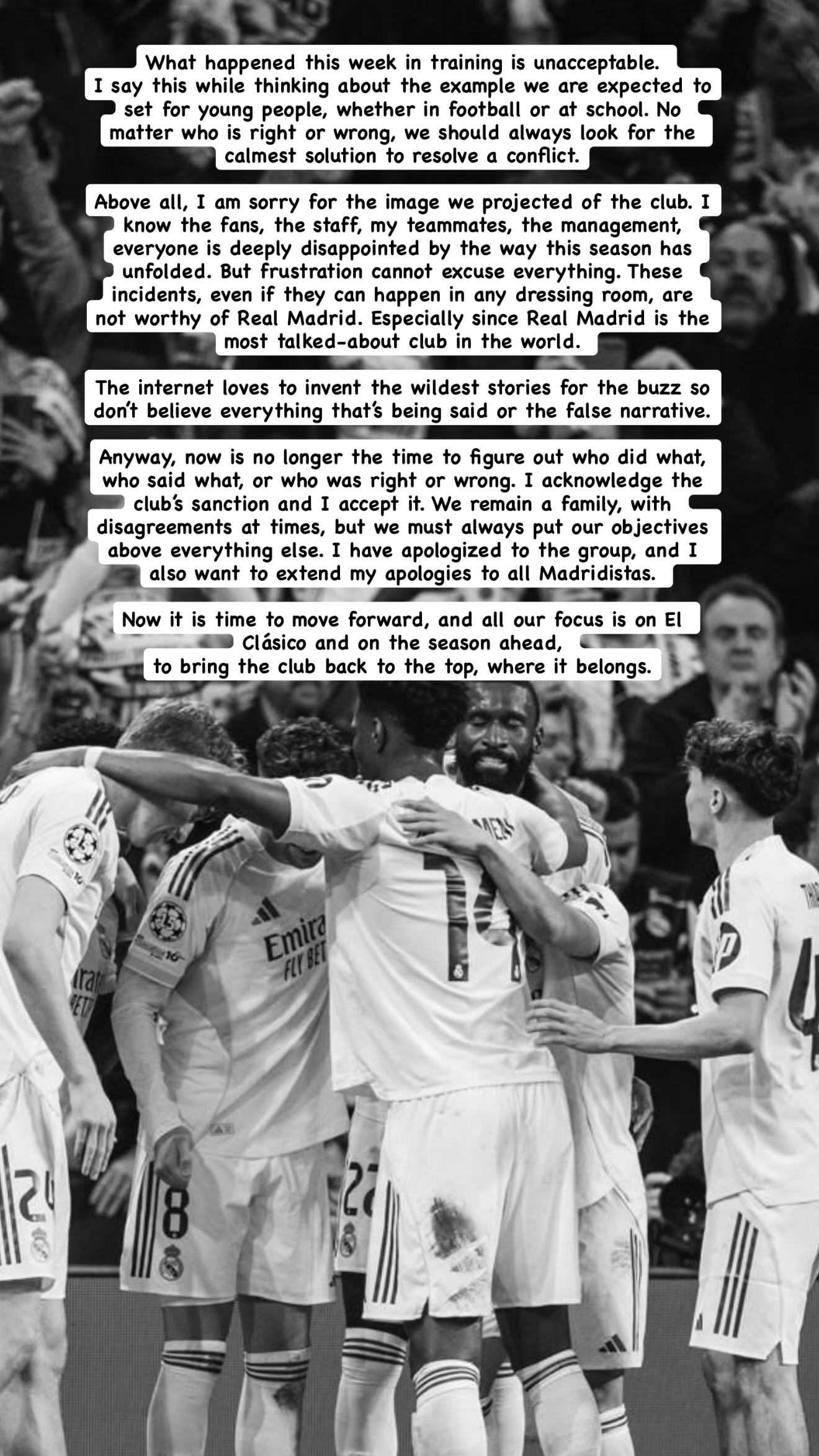 Historia en Instagram Aurelien Tchouameni
