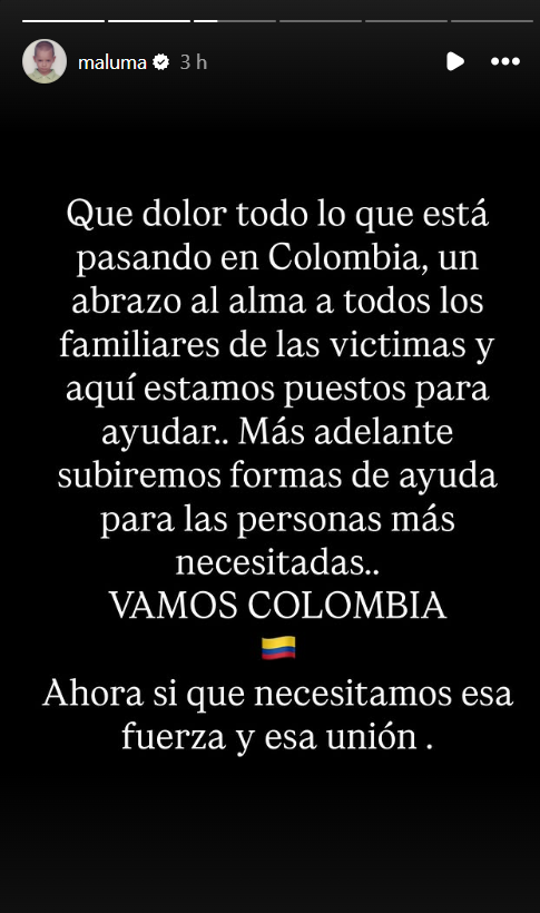 Maluma terremoto
